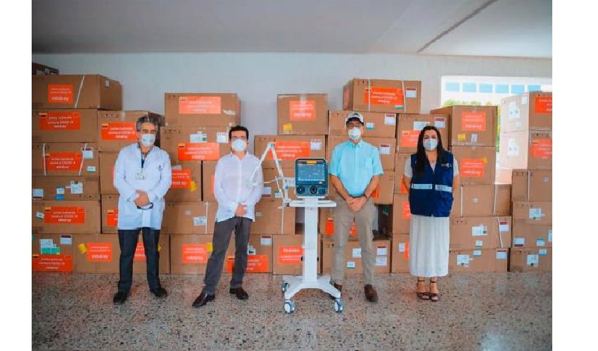 Gobierno Nacional entrega 40 ventiladores para combatir el Covid-19 en Cartagena