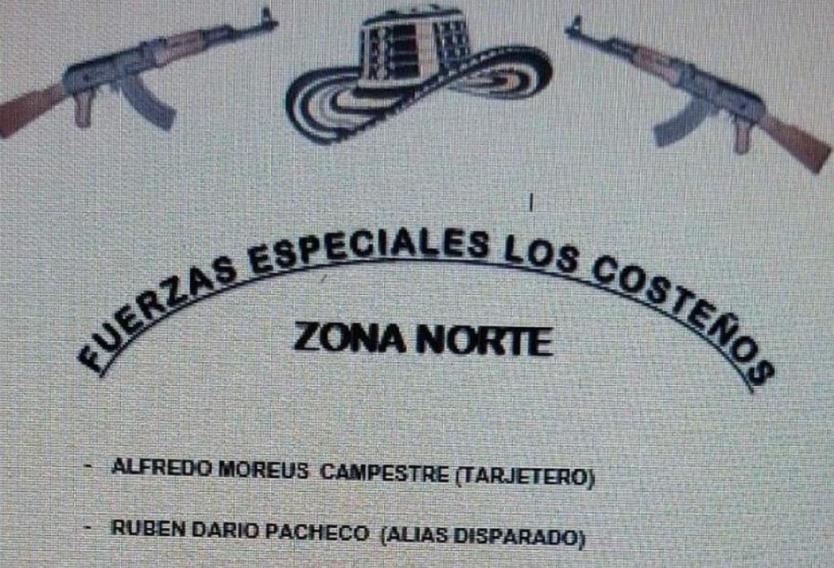 Aparecen panfletos amenazantes en Puerto Colombia, Atlántico