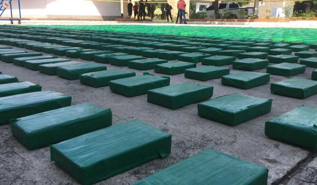 Mil paquetes de cocaína fueron incautados en muelle portuario de Santa Marta
