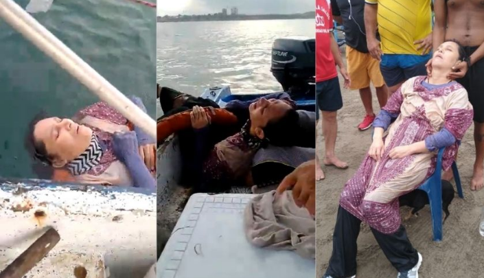 Mujer rescatada en el mar Caribe se lanzó por «un ataque de depresión»: sufrió maltratos de su pareja por 20 años