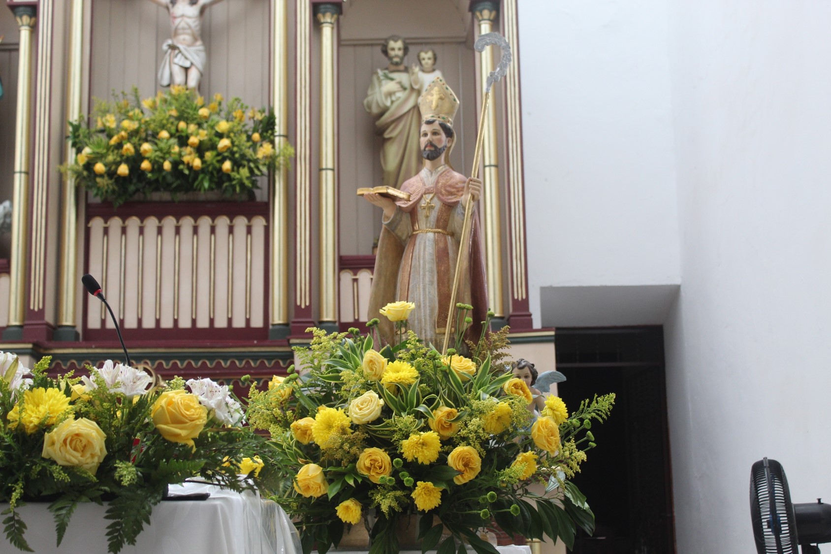Parroquia Santo Tomás de Villanueva está lista para la misa mayor en honor a su patrono