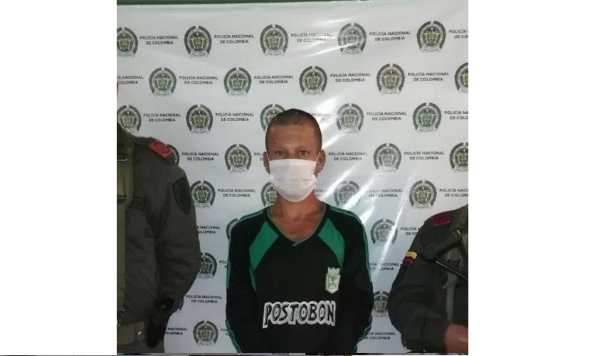 Detienen a hombre que violó a un anciano de 68 años en el corregimiento de Media Luna, San Diego