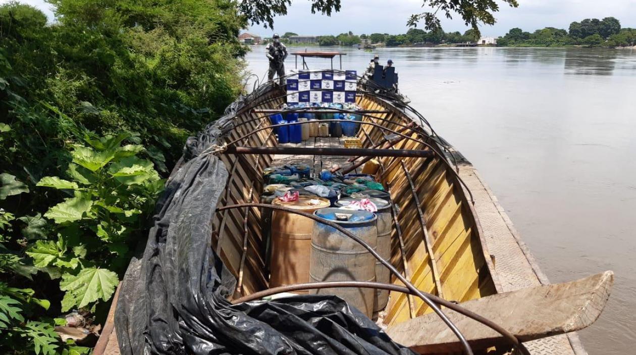Incautan elementos para el procesamiento de cocaína en Bolívar