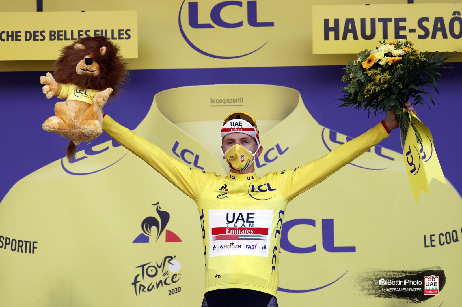 Tadej Pogacar voló en la contrarreloj y es campeón virtual del Tour de Francia