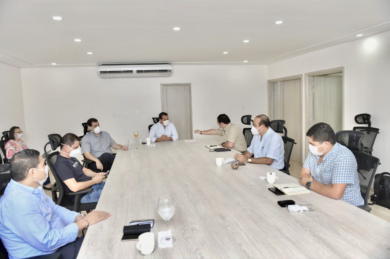 Gobernador y congresistas del Cesar definen agenda para impulsar proyectos para el Departamento
