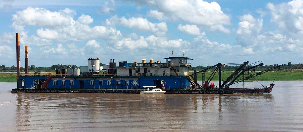 Inició dragado para reducir erosión fluvial entre Salamina y El Piñón, Magdalena