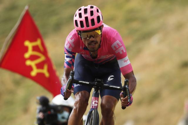 Daniel Martínez se retiró de la Vuelta a España por las lesiones de su caída