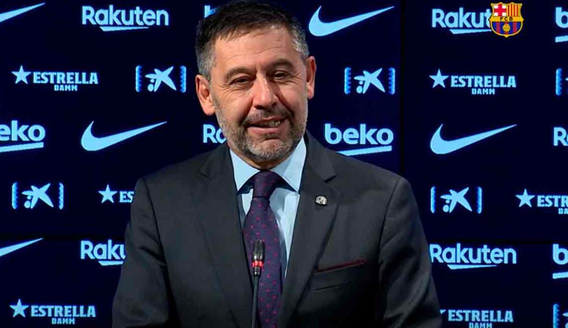 Josep Bartomeu renunció a la presidencia del FC Barcelona