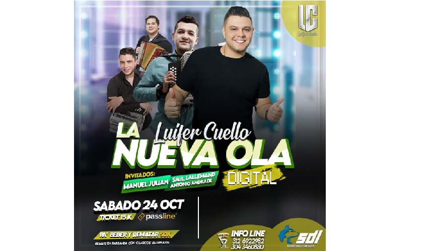 ‘La nueva ola digital’ llegará este sábado 24 de octubre de la mano de Luifer Cuello