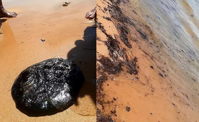 Aparecen manchas de petróleo en las playas de Punta Espada, en la Alta Guajira