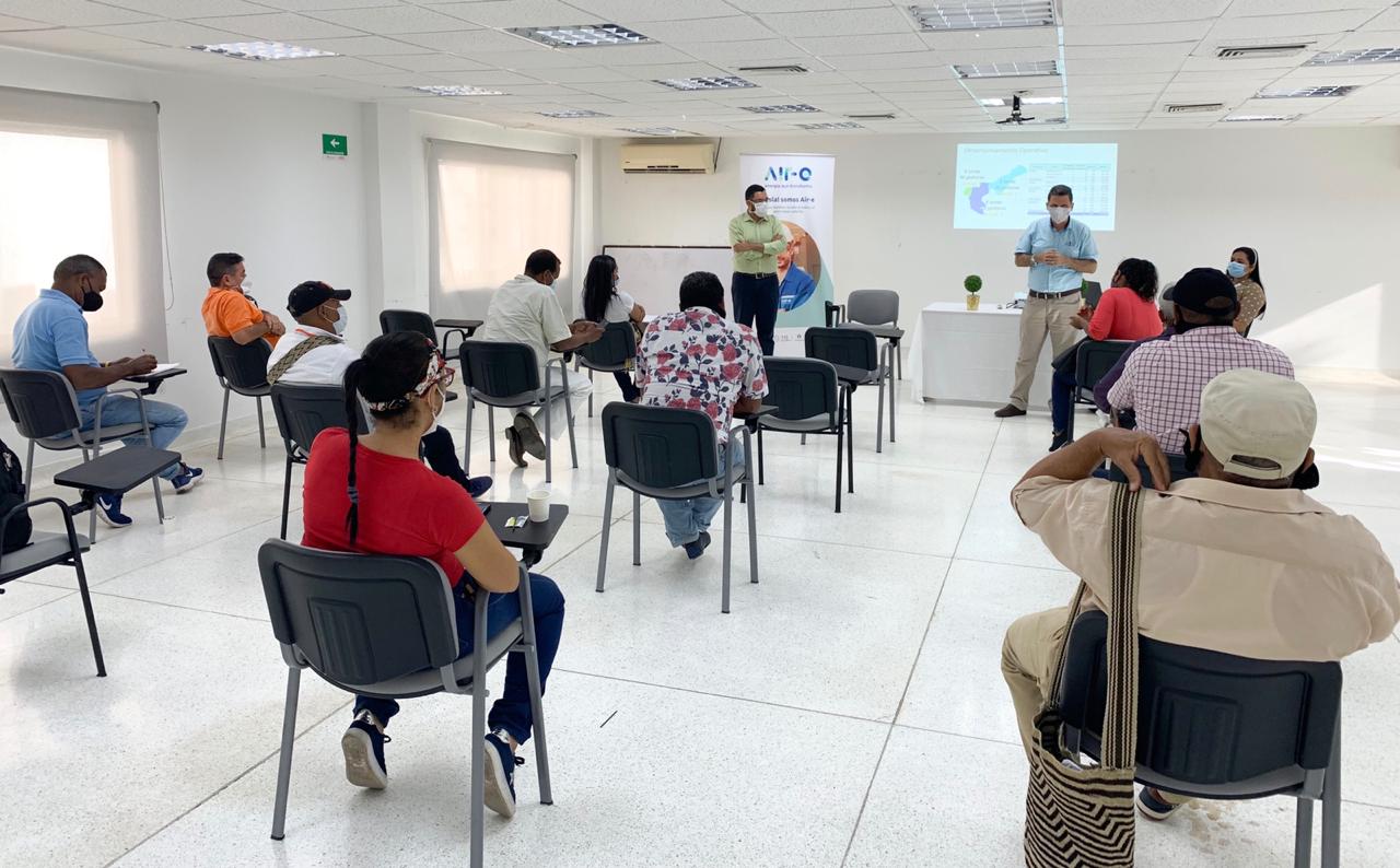 Air-e lideró mesas de trabajo con vocales de control y líderes de varios municipios