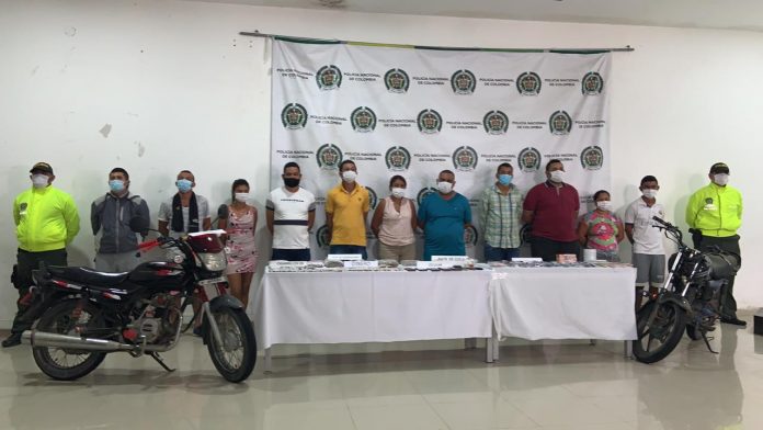 Desarticulada banda criminal dedicada al microtráfico en dos corregimientos de Montería
