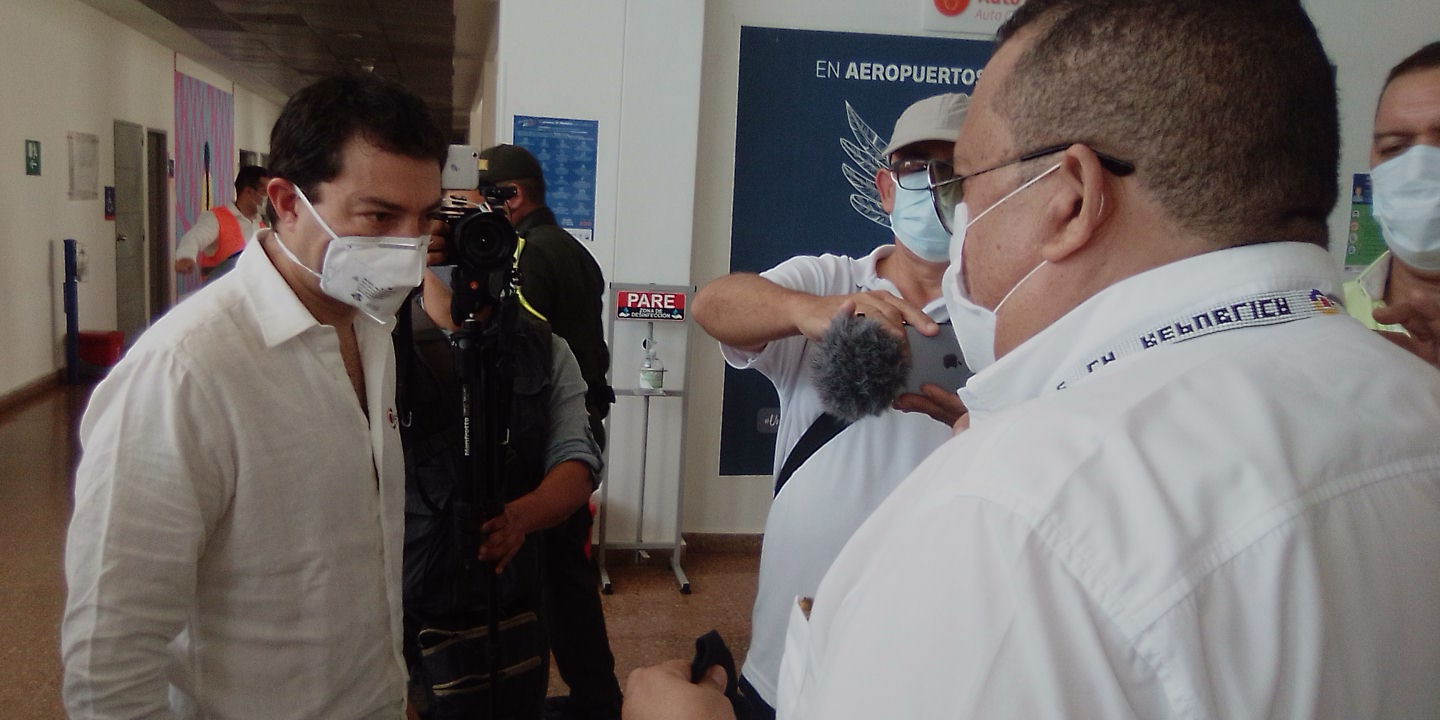 Contralor Carlos Felipe Córdoba llegó a Riohacha