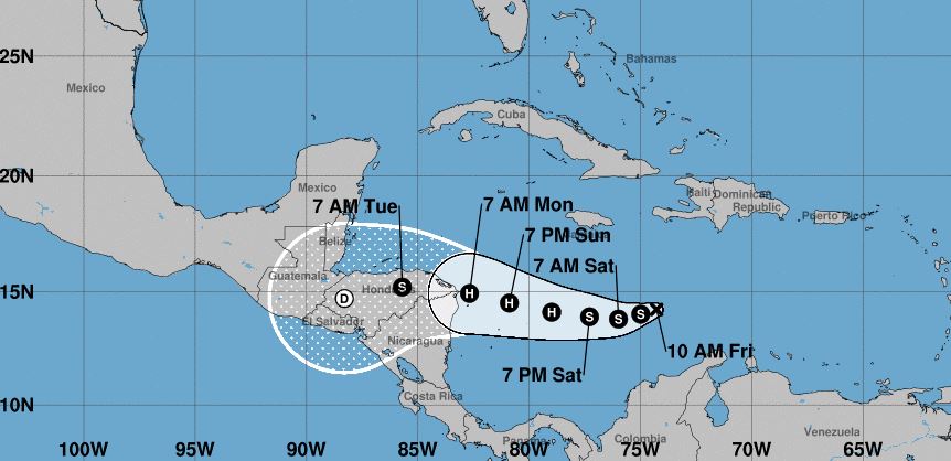 Depresión tropical número 31 de la temporada de huracanes se forma frente a La Guajira