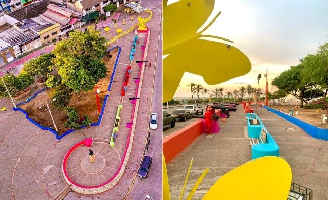 Parque Nicolás de Federmán en Riohacha luce nuevo aspecto luego de jornada de intervención