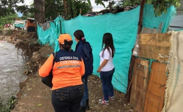 Creciente del río Guatapurí deja en alto riesgo a los habitantes de la margen derecha en Valledupar