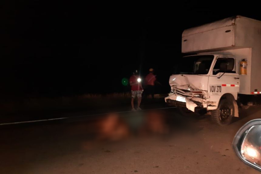 Ocho vacas murieron en accidente de tránsito entre San Juan del Cesar y Los Haticos