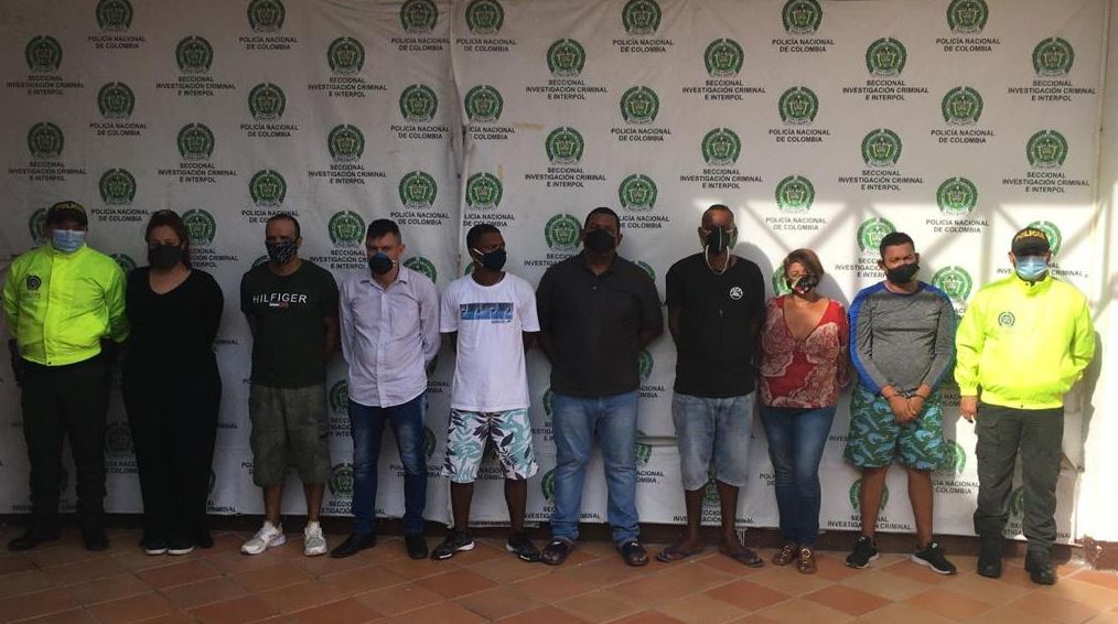 Judicializados ocho integrantes de red de trata de personas en Cartagena