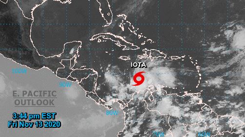 Se forma la tormenta tropical Iota en el Caribe colombiano