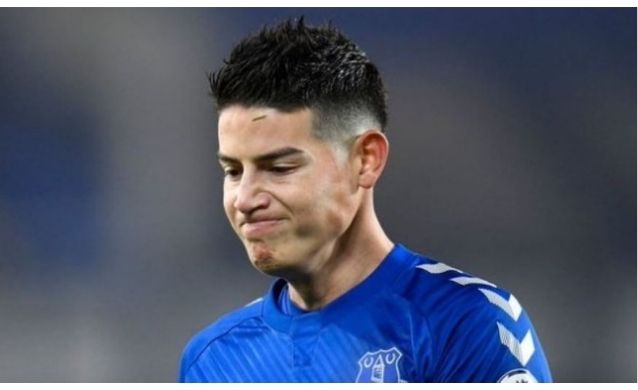 James Rodríguez se pierde Everton vs Chelsea por lesión