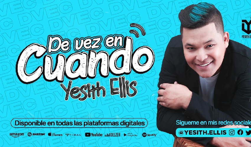 Yesith Ellis llega pisando fuerte con ‘De vez en cuando’, su último lanzamiento musical