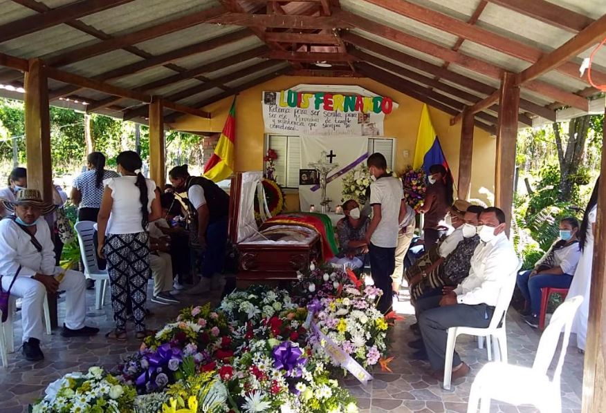 Consejero Mayor de la Onic, Luis Fernando Arias, fue sepultado en su tierra natal