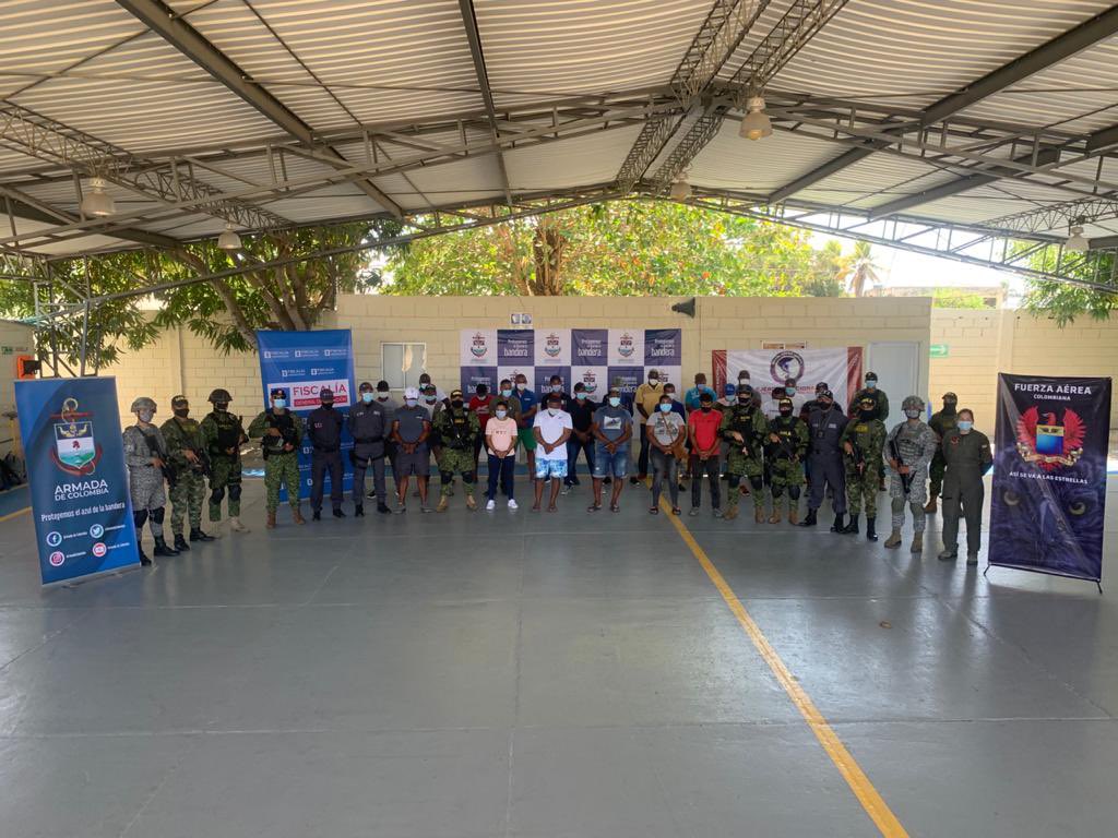 Desarticulada red criminal señalada de enviar cargamentos de cocaína desde el Caribe colombiano hacia Centroamérica