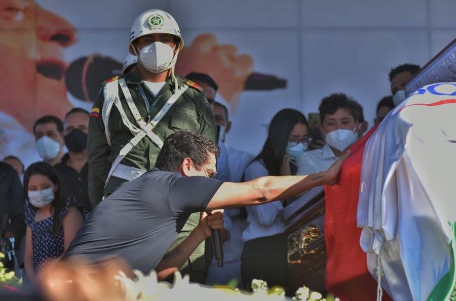 En su tierra natal fue despedido Jorge Oñate