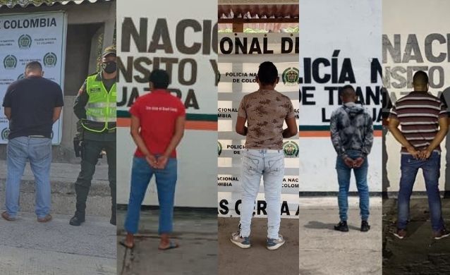 Operaciones de seguridad en vías de La Guajira dejan cinco capturados
