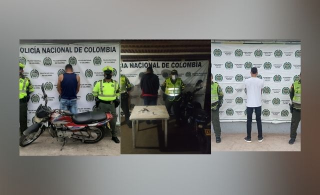 En las vías de La Guajira, arrestan a tres sujetos por porte ilegal de armas, fuga de presos y uso de documento falso