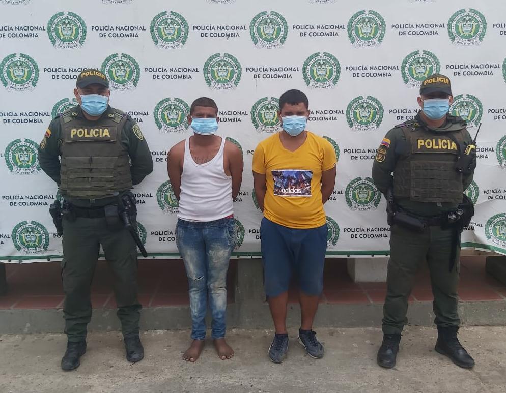 Dos capturados en Maicao por el delito de hurto