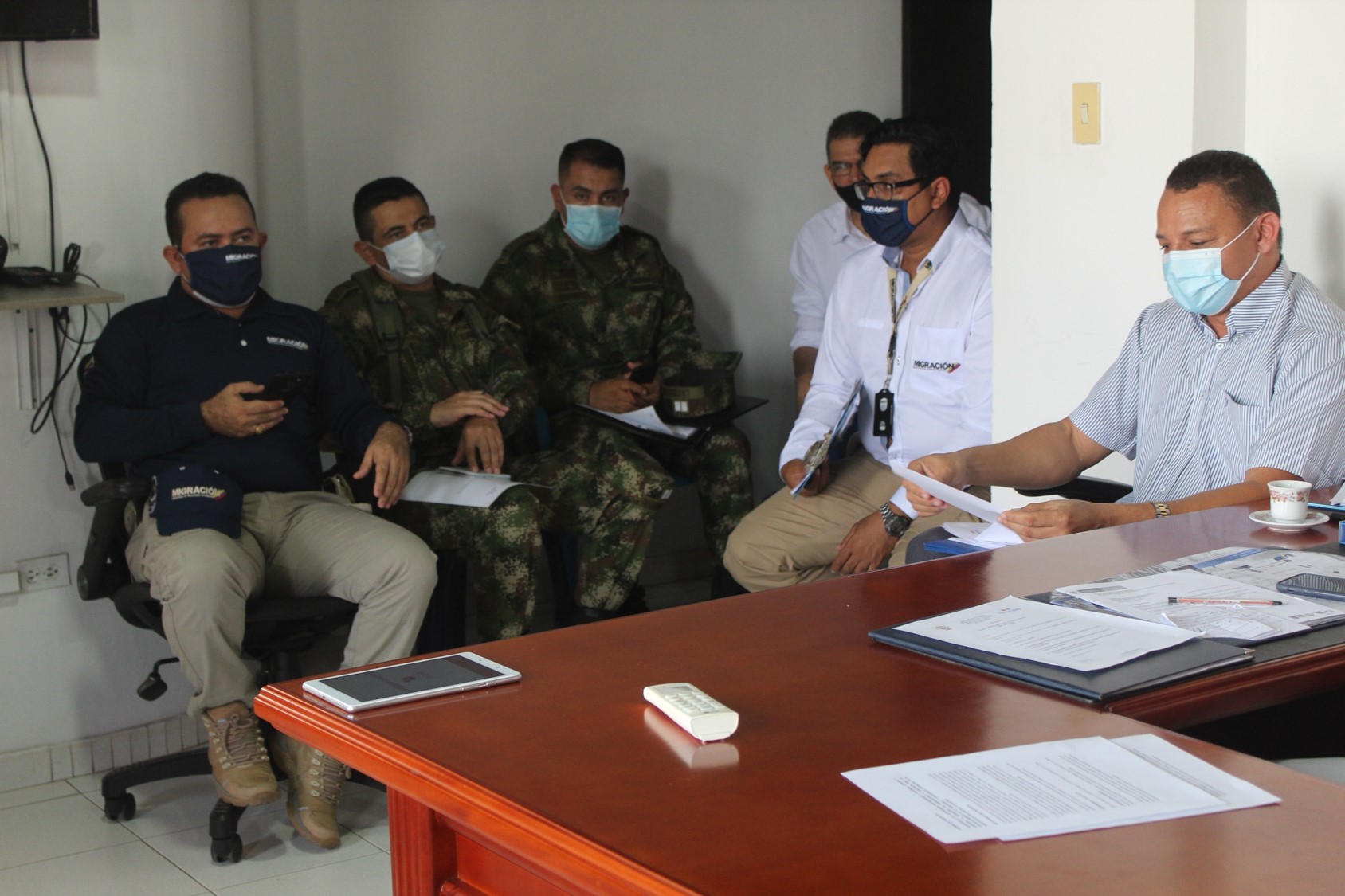 Desarrollan primer Comité Territorial de Orden Público en Villanueva