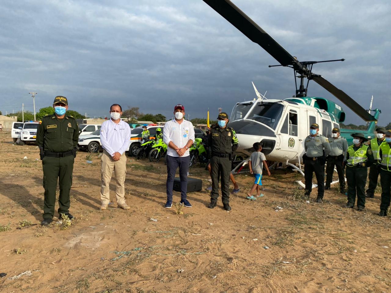 Con un helicóptero y video vigilancia, autoridades de Riohacha quieren impactar para combatir la inseguridad