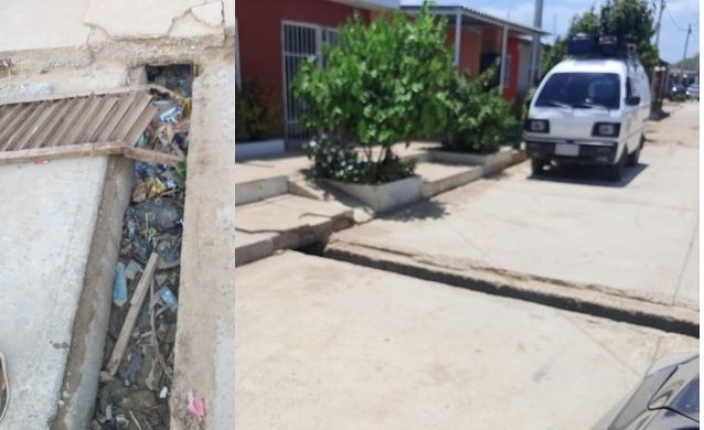 Alcantarillas sin tapas, ‘trampas mortales’ para la movilidad en Ciudad Albania