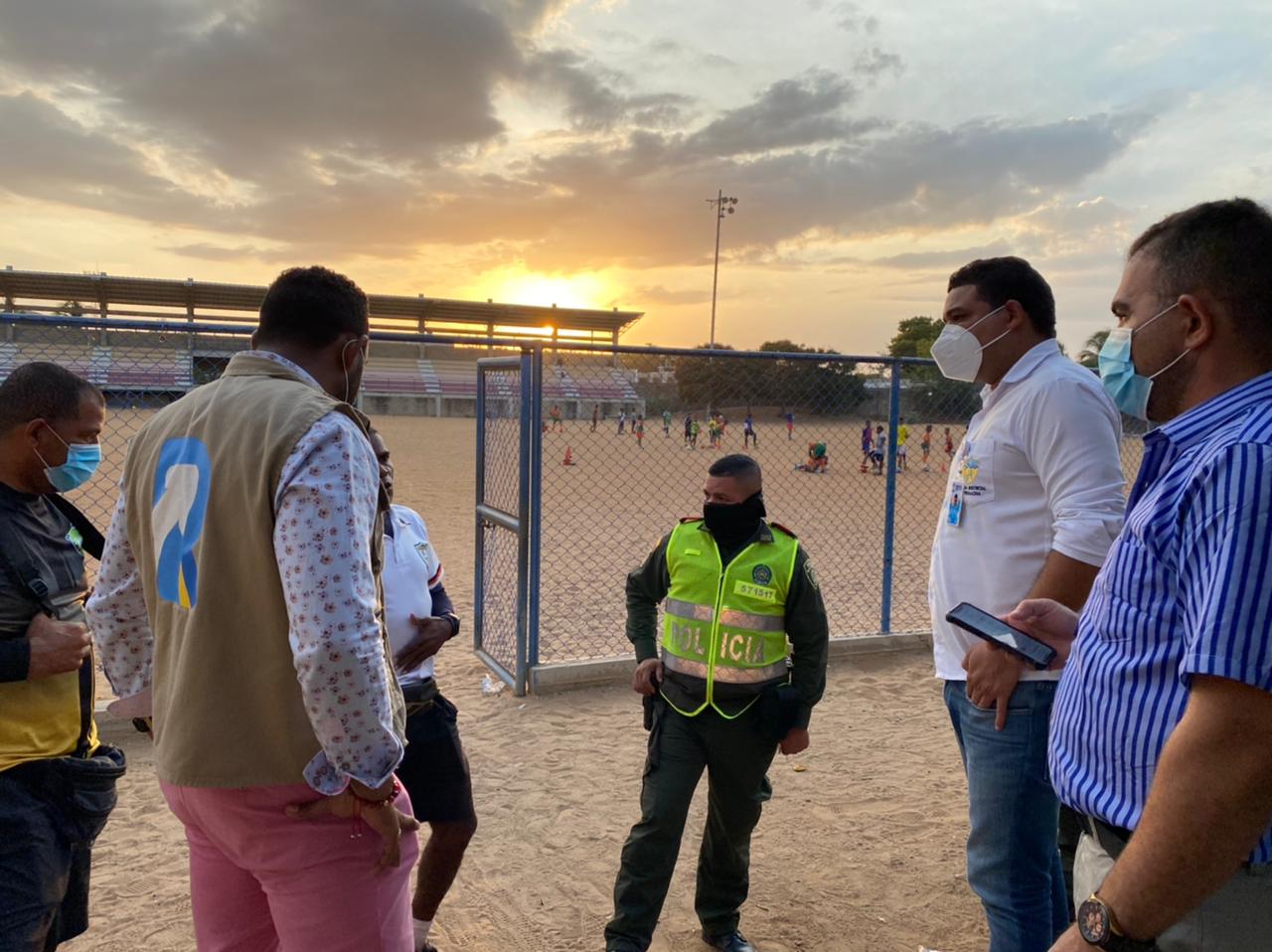 Autoridades de Riohacha cierran escenarios deportivos para evitar propagación del Covid-19