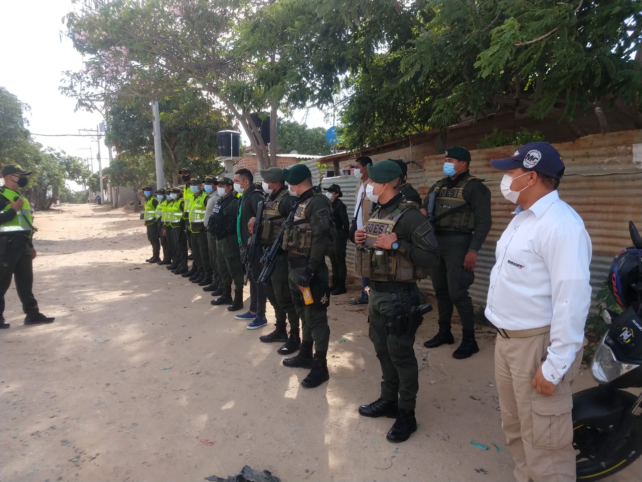 Comando situacional se toma los barrios Villa Campo Alegre y Nuevo Horizonte en Riohacha