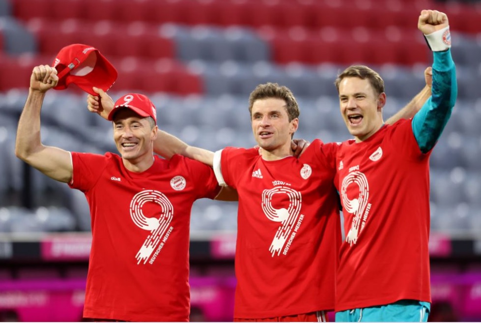 Bayern Múnich campeón de la Bundesliga por noveno año seguido
