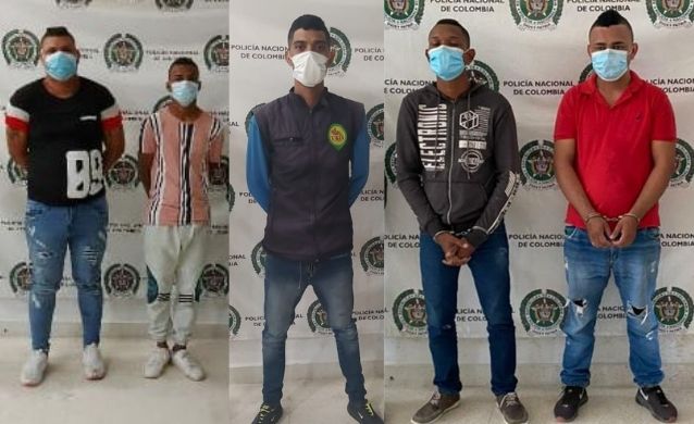 Siete personas capturadas en Riohacha por hurto, lesiones personales y fuga de presos