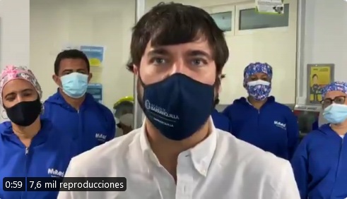 Alcalde de Barranquilla pide a ciudadanos marchar pacíficamente durante el paro