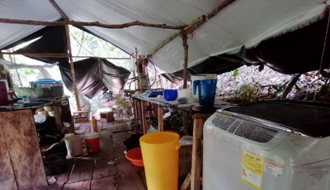 Destruyen laboratorio de drogas en el sur de Bolívar