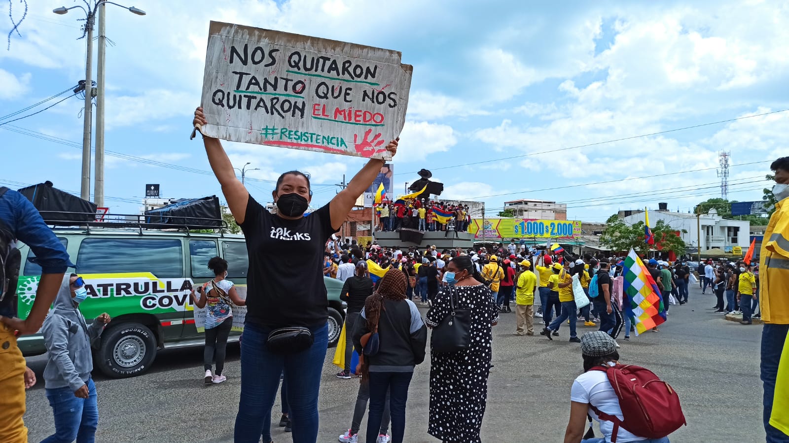 Civismo y respeto, cualidades de los manifestantes durante el paro en La Guajira