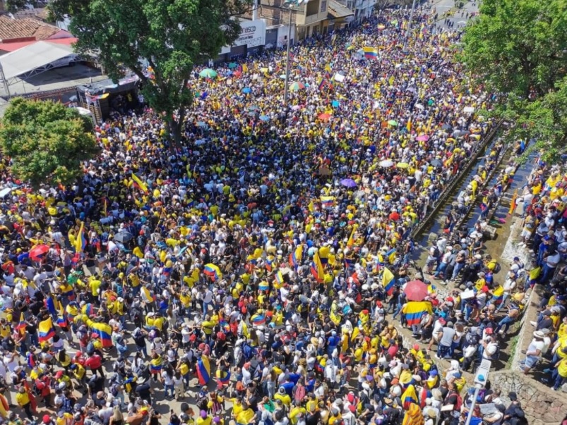 Protestas se toman las ciudades de Colombia este 1 de mayo