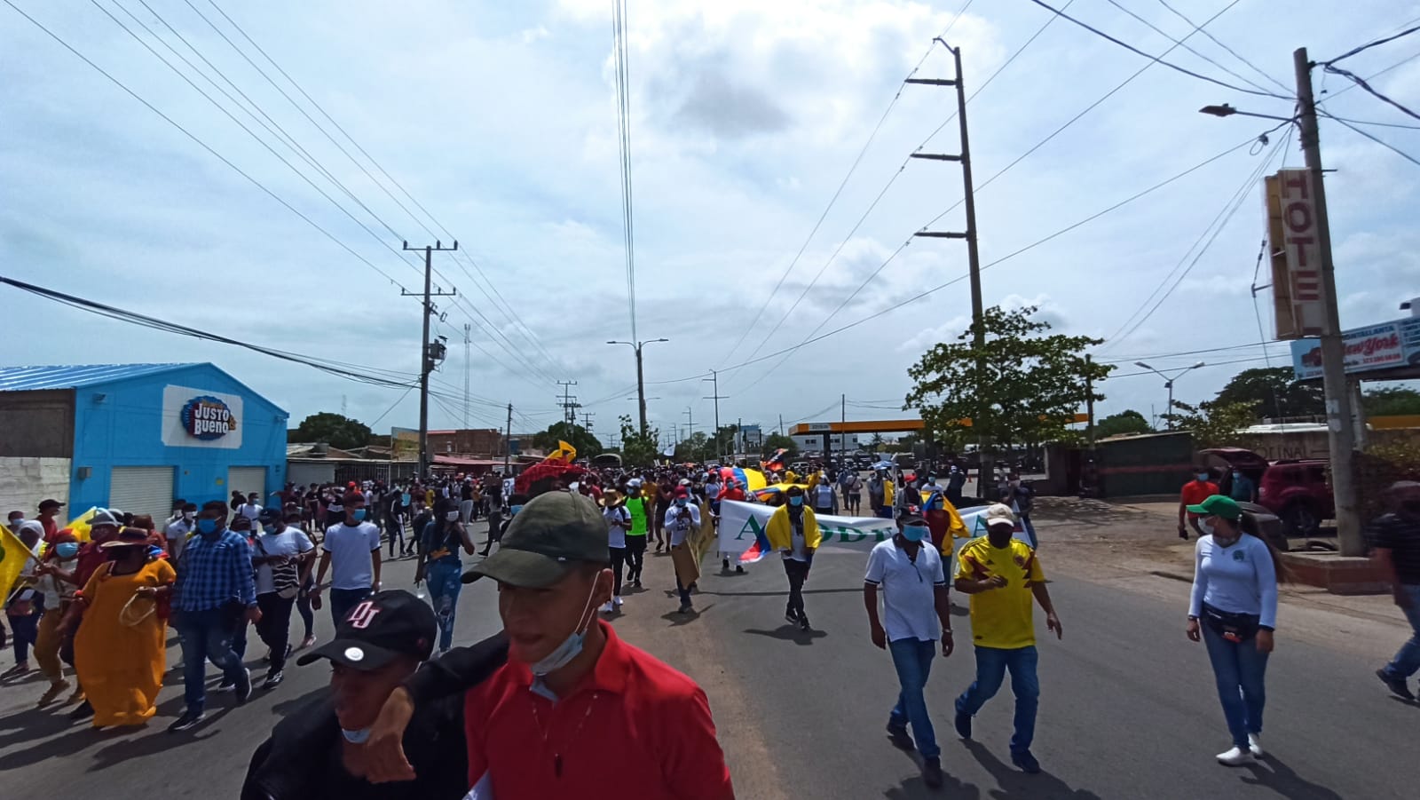 Promotores del paro en Riohacha dan «un parte de éxito», tras movilizaciones