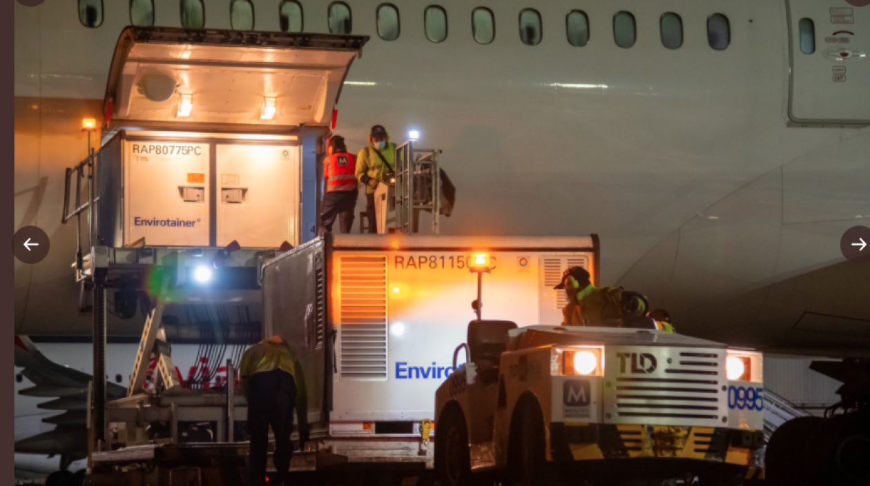 Colombia recibió nuevo lote de 1.000.040 dosis de vacunas de Sinovac