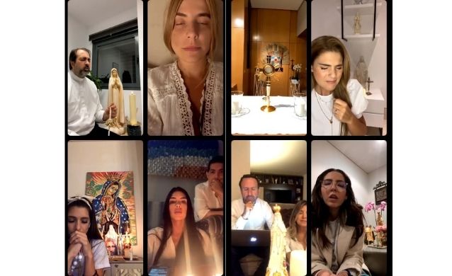 Celebridades colombianas oraron por la paz de Colombia
