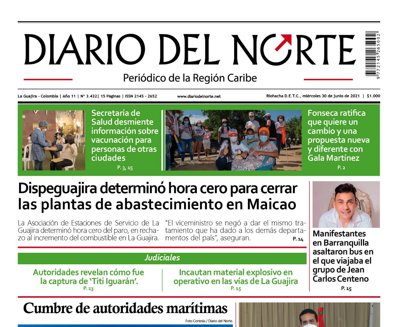 Edición 30 de junio, 2021