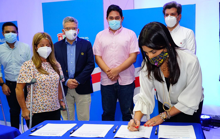 Firman acuerdo de Matrícula Cero con instituciones del Atlántico