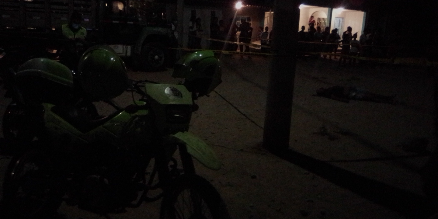 Hombre es acribillado a tiros en el barrio Los Olivos de Riohacha