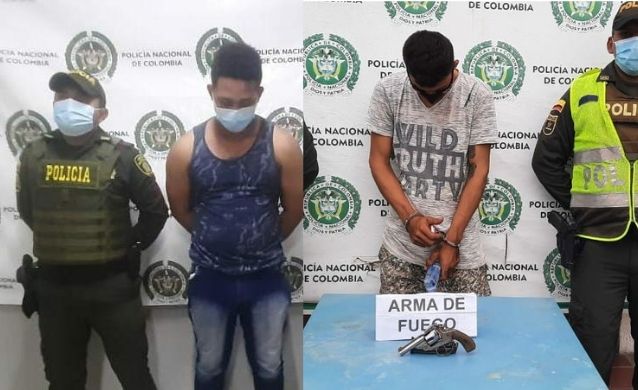 Dos capturados en La Guajira por hurto y porte ilegal de armas