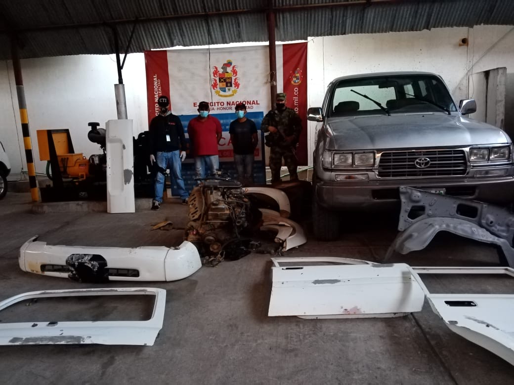 Cayeron alias Wicho y El Chamo: los encontraron con vehículos robados en Maicao